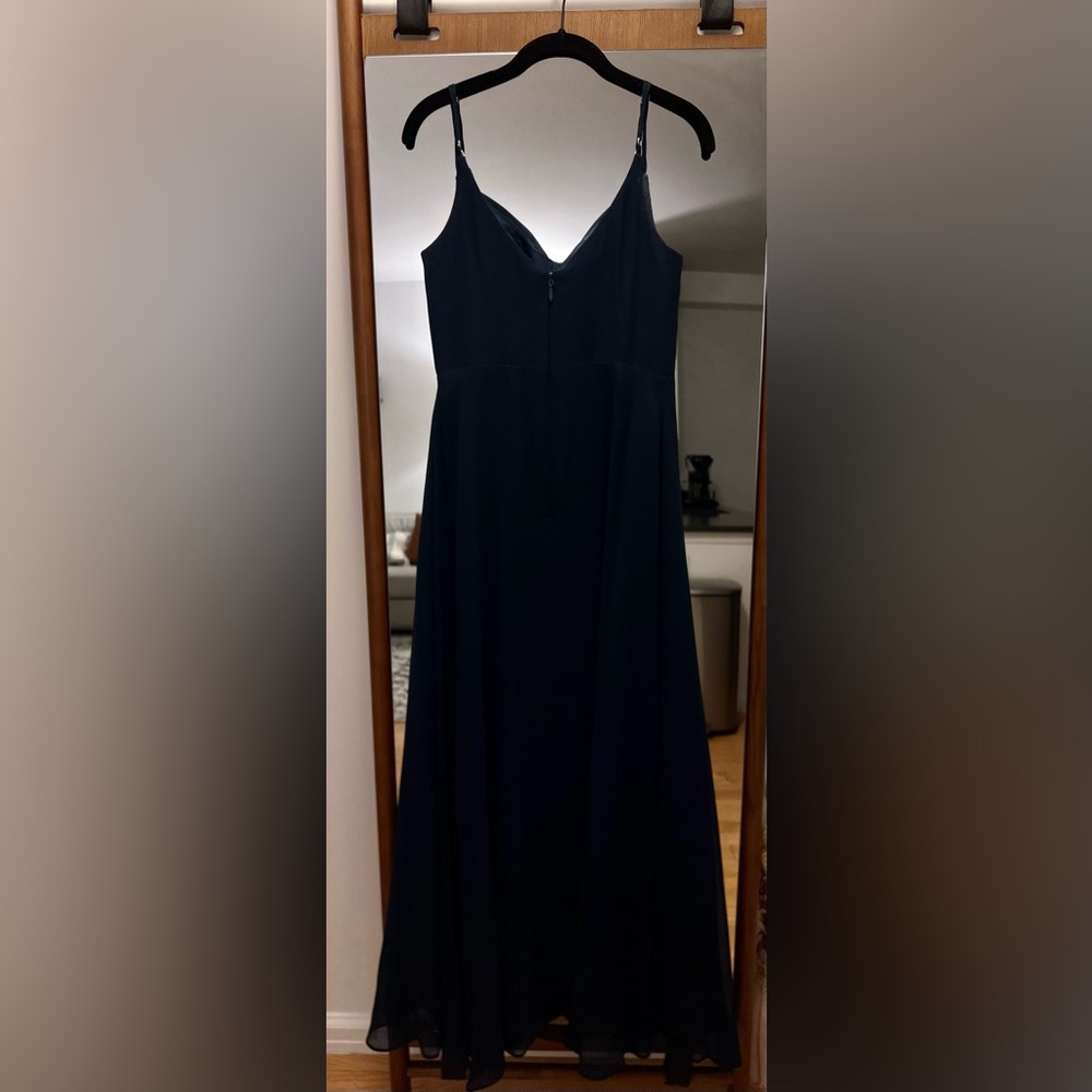 Azazie Navy Blue Wedding Dress - Picture 4 of 6